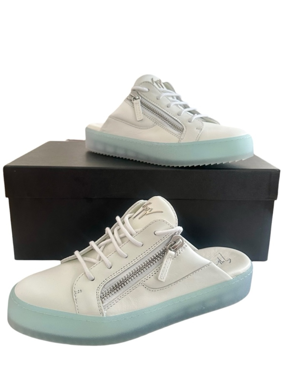 Giuseppe Zanotti Gail Maylondon Slip-on Sneaker Mule Size 39.5 9.5